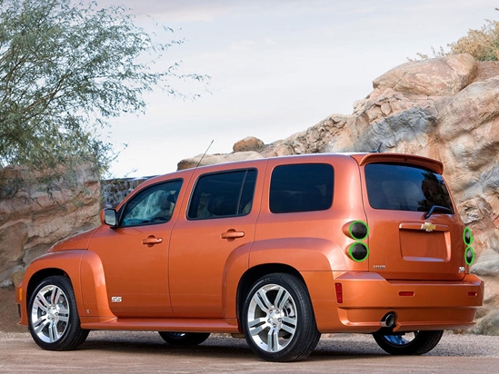 Chevrolet HHR 2006-2011 Tail Light Tint Installation Points