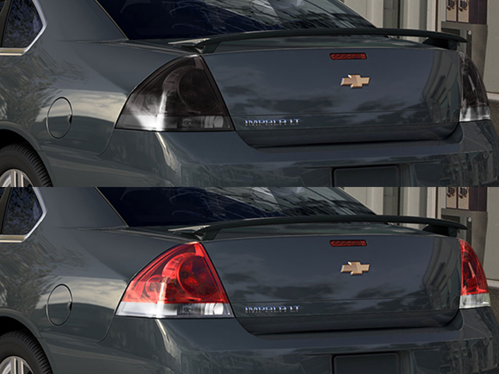 Chevrolet Impala 2006-2013 Before and After Smoked Taillights