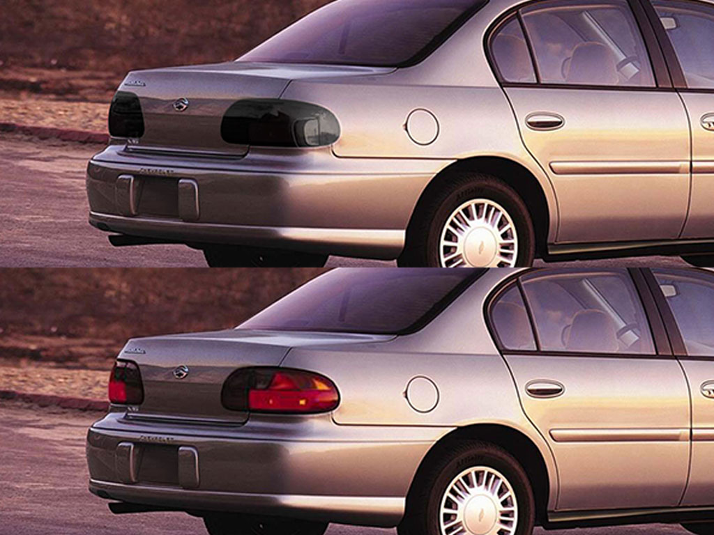 Chevrolet Malibu 1997-2003 Before and After Smoked Taillights