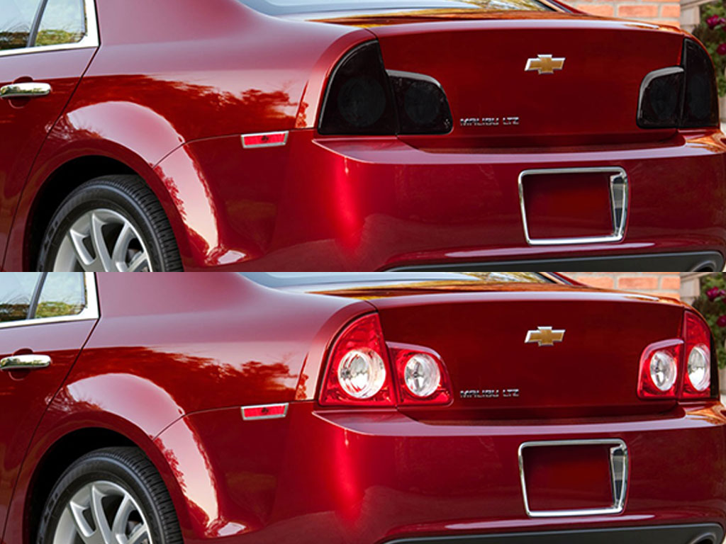 Chevrolet Malibu 2008-2012 Before and After Smoked Taillights