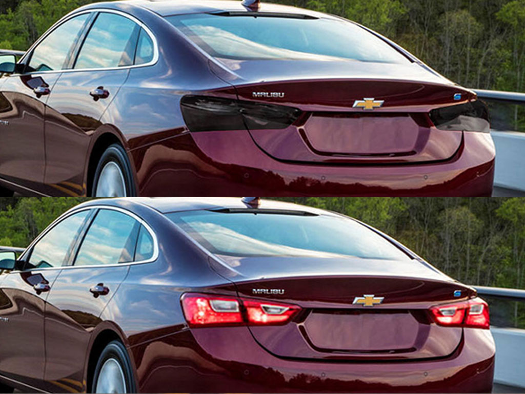 Chevrolet Malibu 2016-2018 Before and After Smoked Taillights