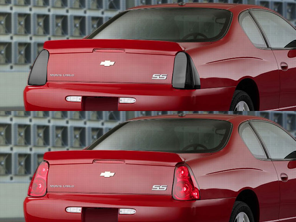 Chevrolet Monte Carlo 2000-2007 Before and After Smoked Taillights