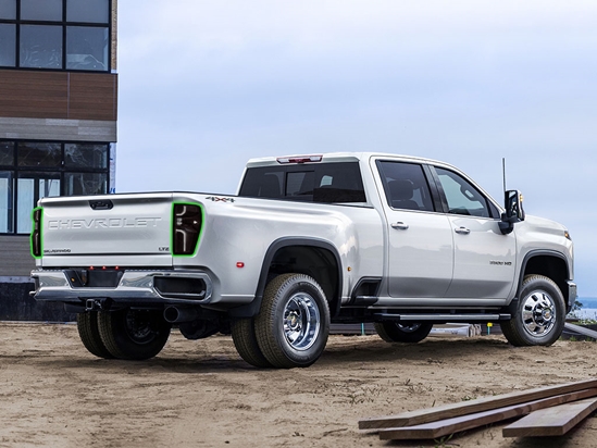 Chevrolet Silverado 2024-2025 Tail Light Tint Installation Points