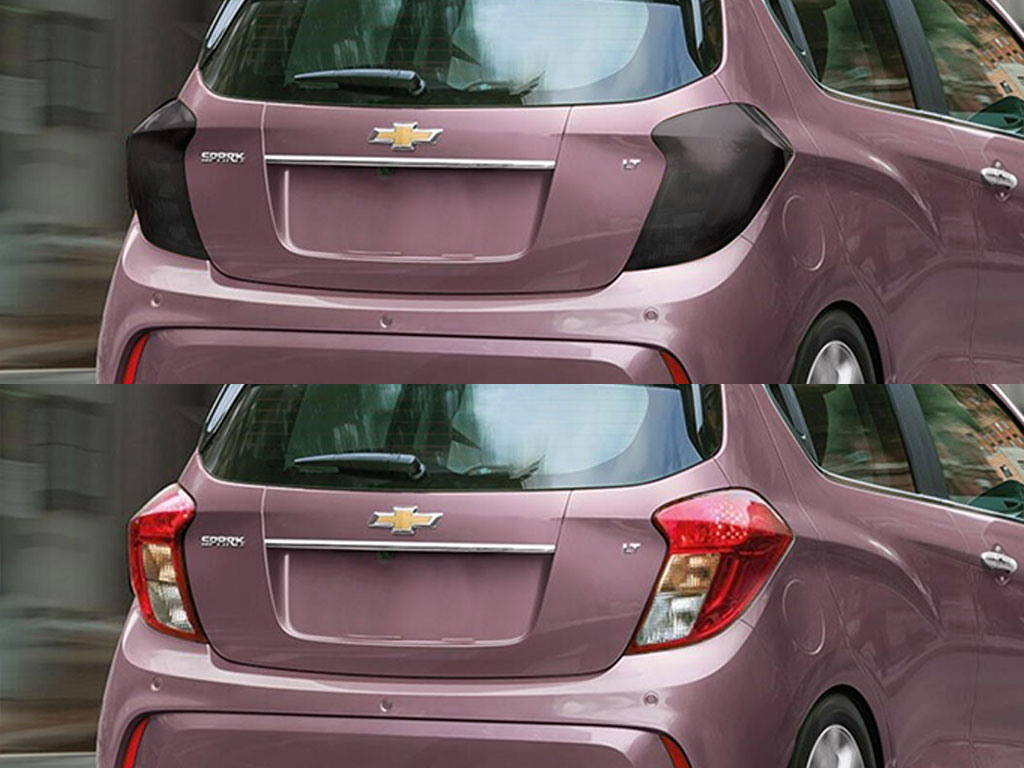 Chevrolet Spark 2016-2022 Before and After Smoked Taillights