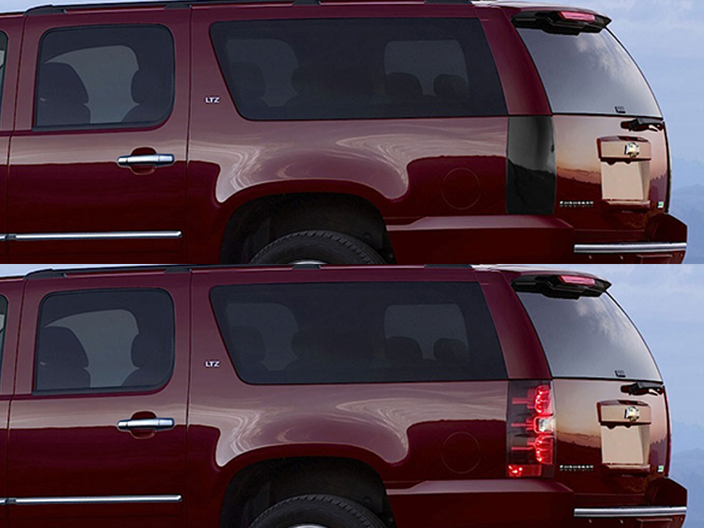 Chevrolet Suburban 2007-2014 Before and After Smoked Taillights