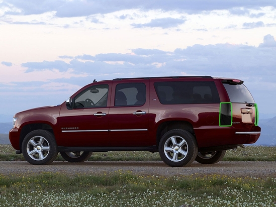 Chevrolet Suburban 2007-2014 Tail Light Tint Installation Points