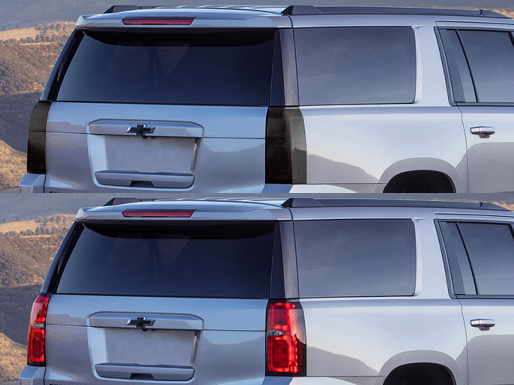 Chevrolet Suburban 2015-2020 Before and After Smoked Taillights