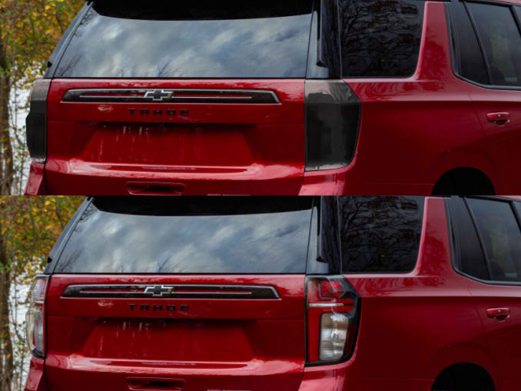 Chevrolet Tahoe 2021-2023 Before and After Smoked Taillights