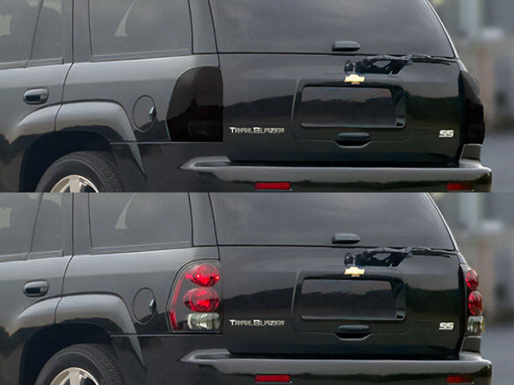 Chevrolet Trailblazer 2002-2009 Before and After Smoked Taillights