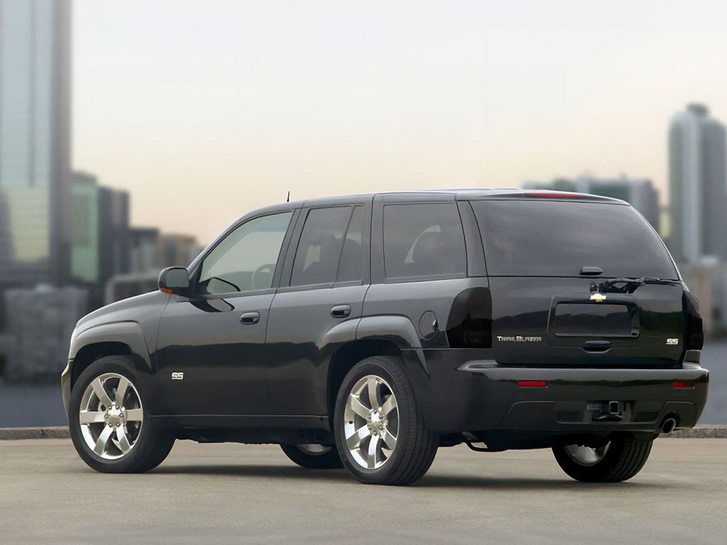 Chevrolet Trailblazer 2002-2009 Blackout Tail Light TInt