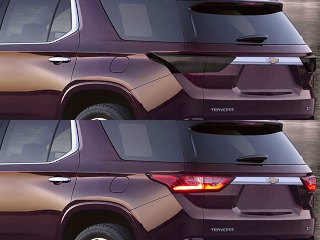 Chevrolet Traverse 2013-2017 Before and After Smoked Taillights