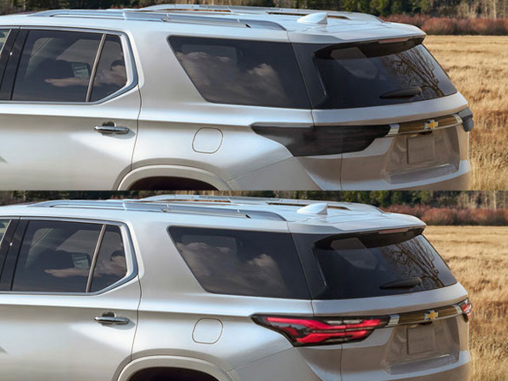 Chevrolet Traverse 2018-2021 Before and After Smoked Taillights