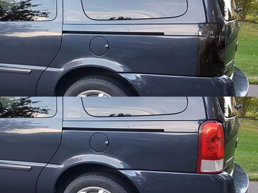 Chevrolet Uplander 2005-2009 Before and After Smoked Taillights