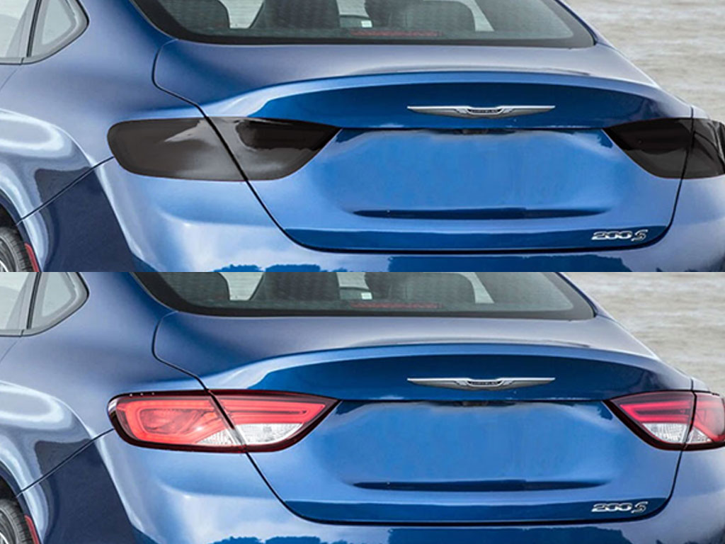 Chrysler 200 2015-2017 Before and After Smoked Taillights