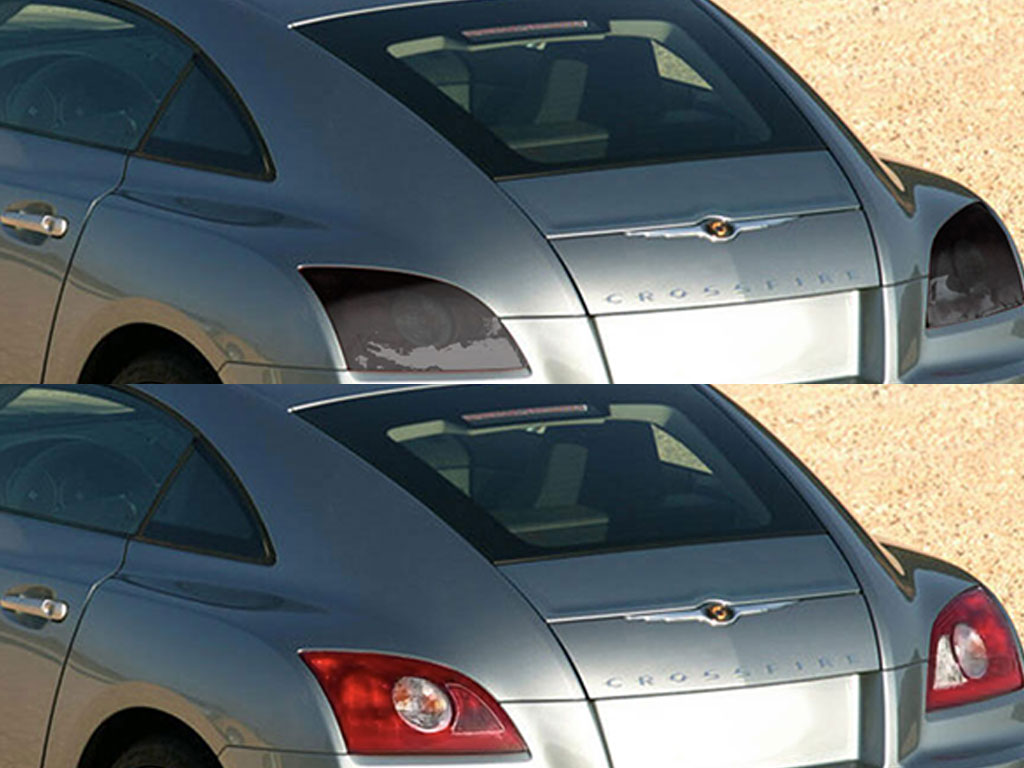 Chrysler Crossfire 2004-2008 Before and After Smoked Taillights