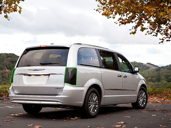 Chrysler Town and Country 2004-2007 Tail Light Tint Installation Points