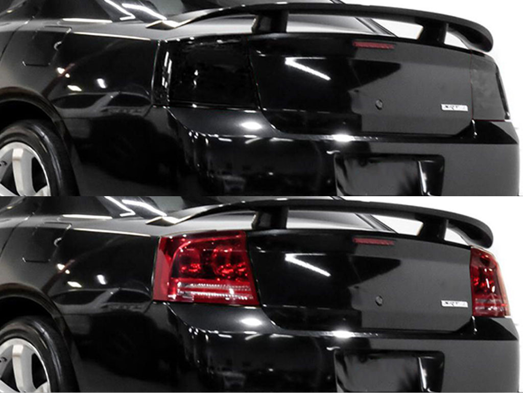 Dodge Charger 2006-2008 Before and After Smoked Taillights