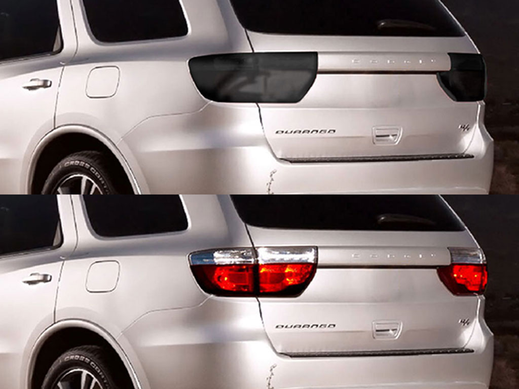 Dodge Durango 2011-2013 Before and After Smoked Taillights