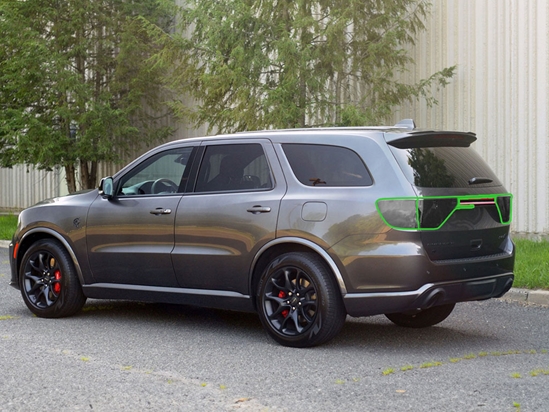 Dodge Durango 2014-2023 Tail Light Tint Installation Points