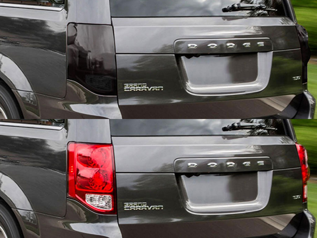 Dodge Grand Caravan 2011-2020 Before and After Smoked Taillights