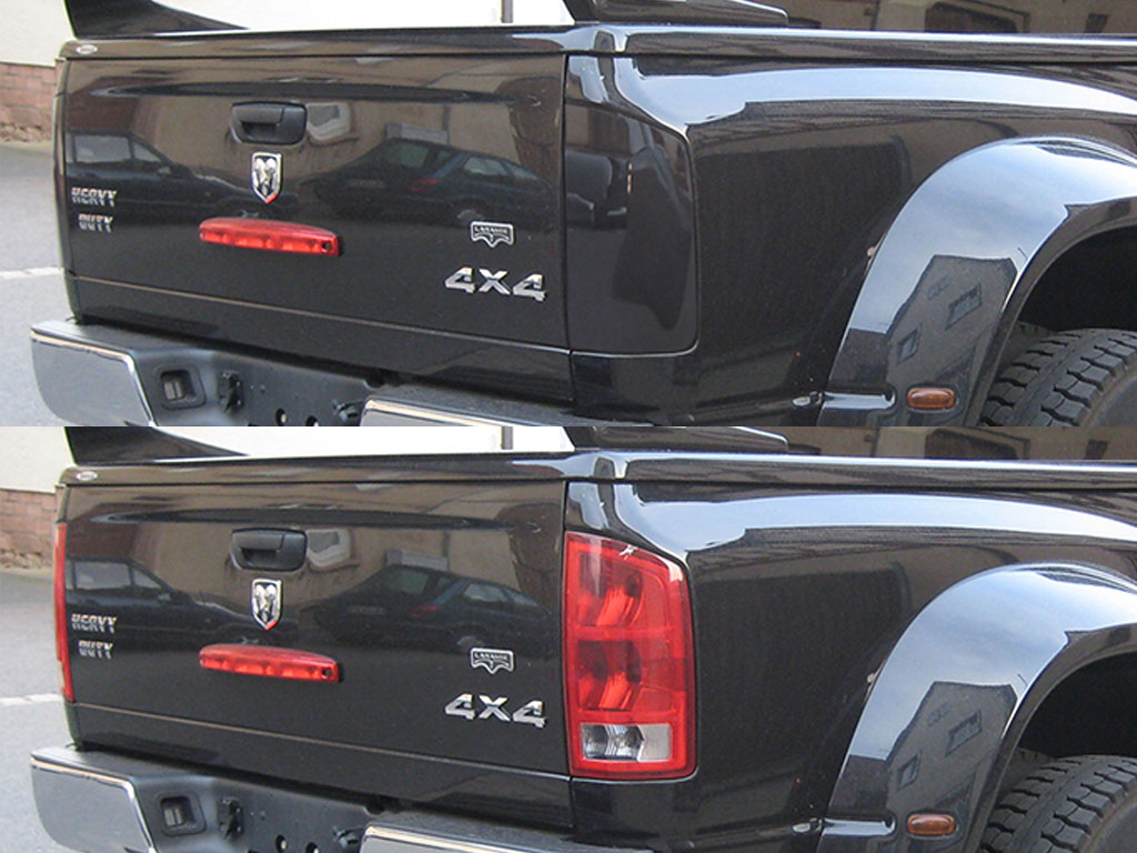 Dodge Ram 2002-2006 Before and After Smoked Taillights