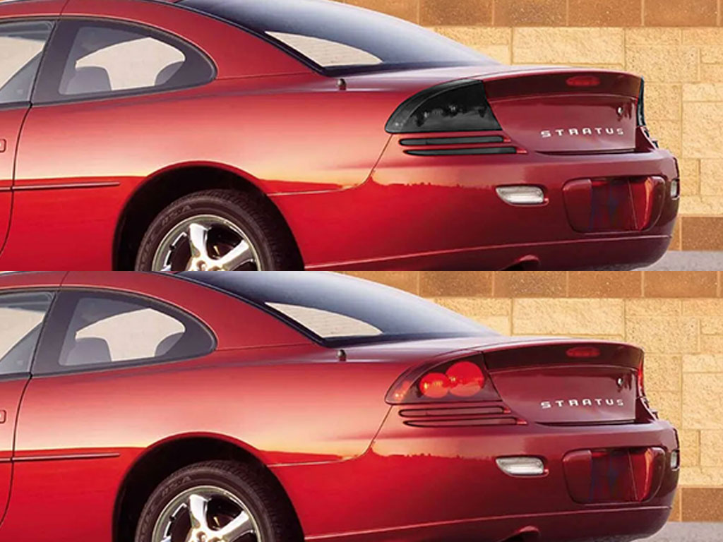 Dodge Stratus Coupe 2003-2005 Before and After Smoked Taillights