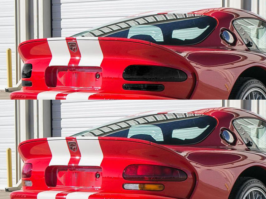 Dodge Viper 1992-2002 Before and After Smoked Taillights