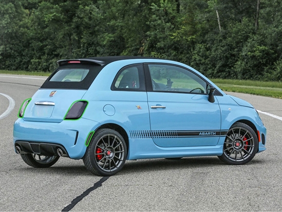 Fiat 500 Abarth 2012-2019 Tail Light Tint Installation Points