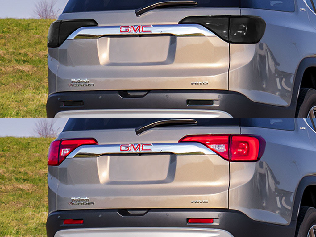 GMC Acadia 2017-2019 Before and After Smoked Taillights