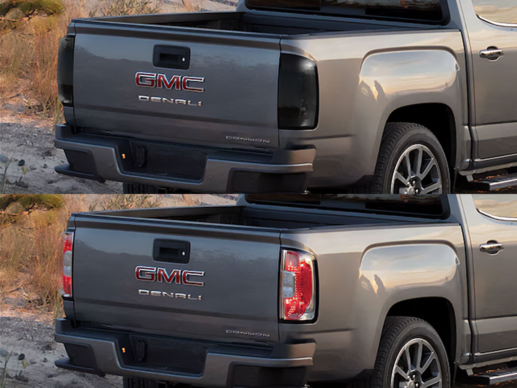 GMC Canyon 2015-2023 Before and After Smoked Taillights