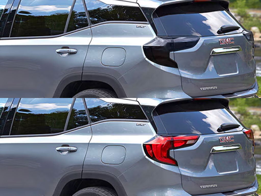 GMC Terrain 2018-2021 Before and After Smoked Taillights