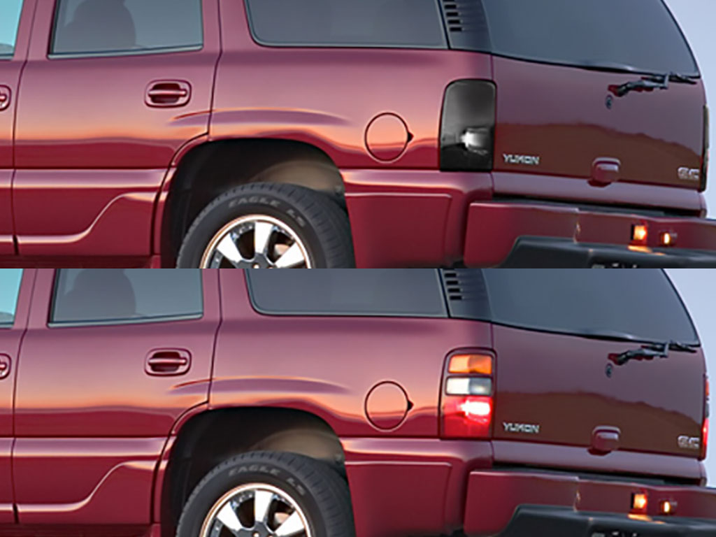 GMC Yukon 2000-2006 Before and After Smoked Taillights