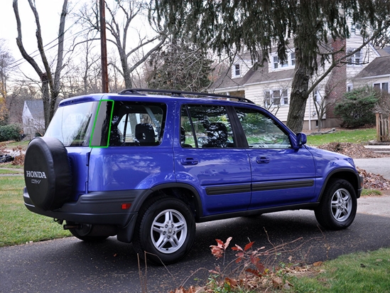 Honda CR-V 1997-2001 Tail Light Tint Installation Points