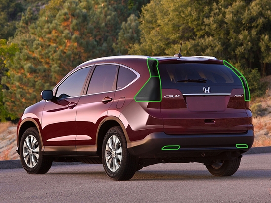 Honda CR-V 2012-2014 Tail Light Tint Installation Points