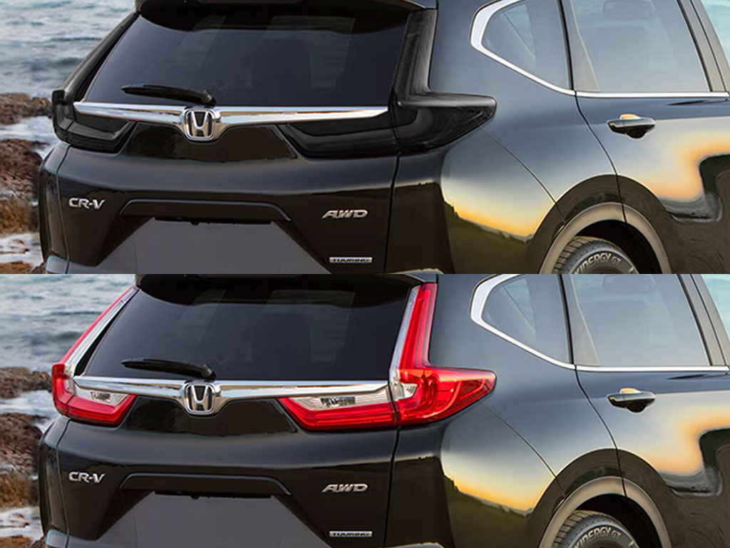 Honda CR-V 2017-2019 Before and After Smoked Taillights