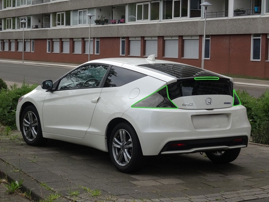 Honda CR-Z 2011-2016 Tail Light Tint Installation Points