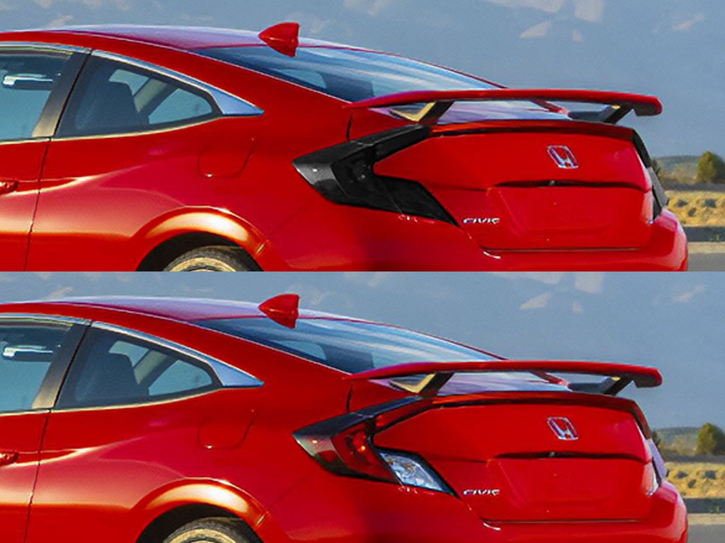 Honda Civic 2016-2021 Before and After Smoked Taillights