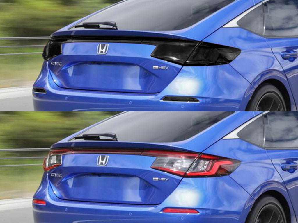 Honda Civic 2022-2024 Before and After Smoked Taillights