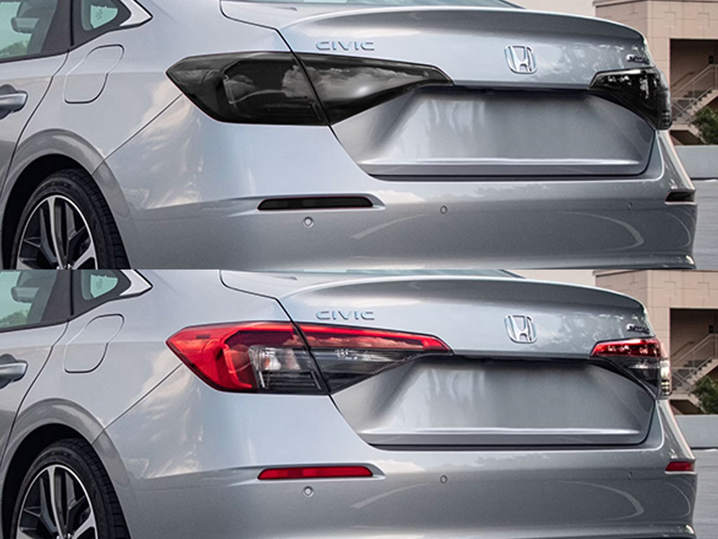 Honda Civic 2022-2024 Before and After Smoked Taillights