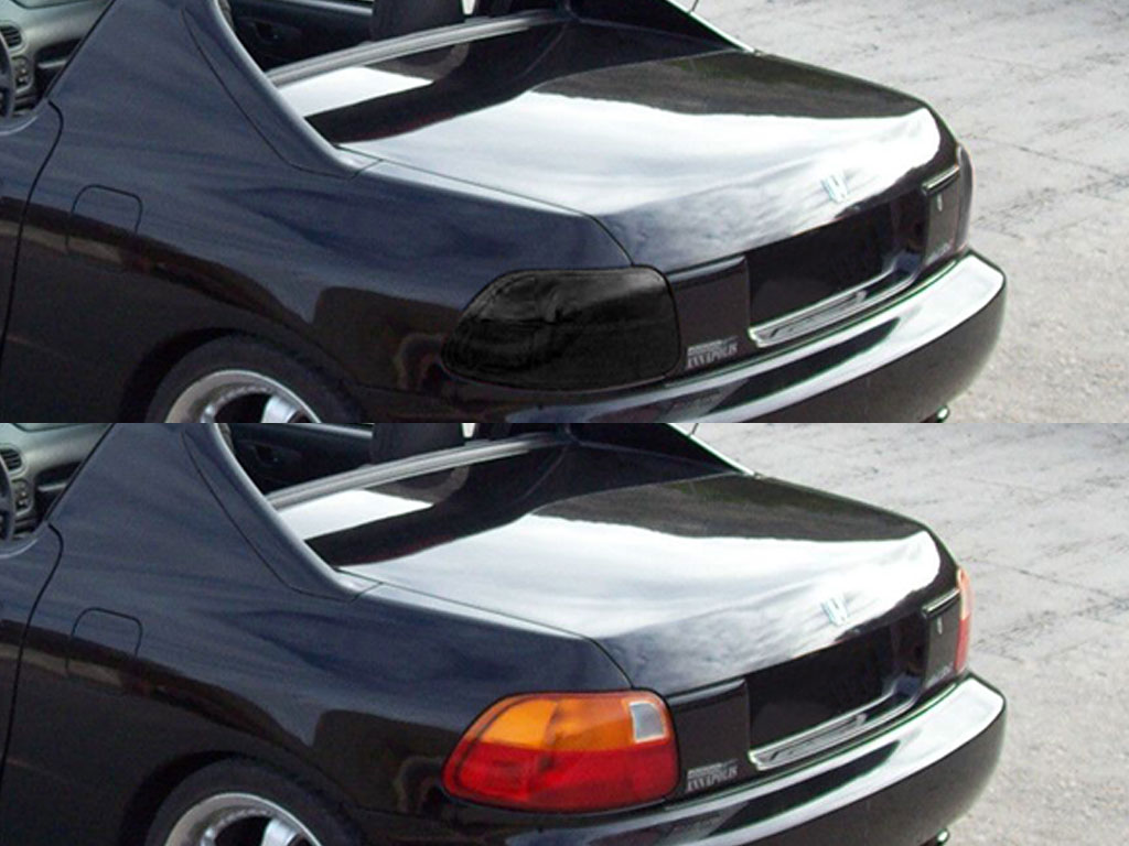 Honda Del Sol 1993-1997 Before and After Smoked Taillights