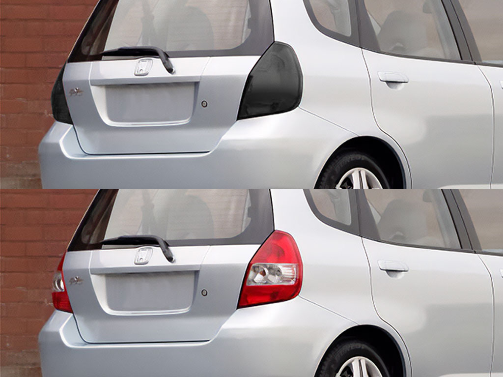 Honda Fit 2007-2008 Before and After Smoked Taillights