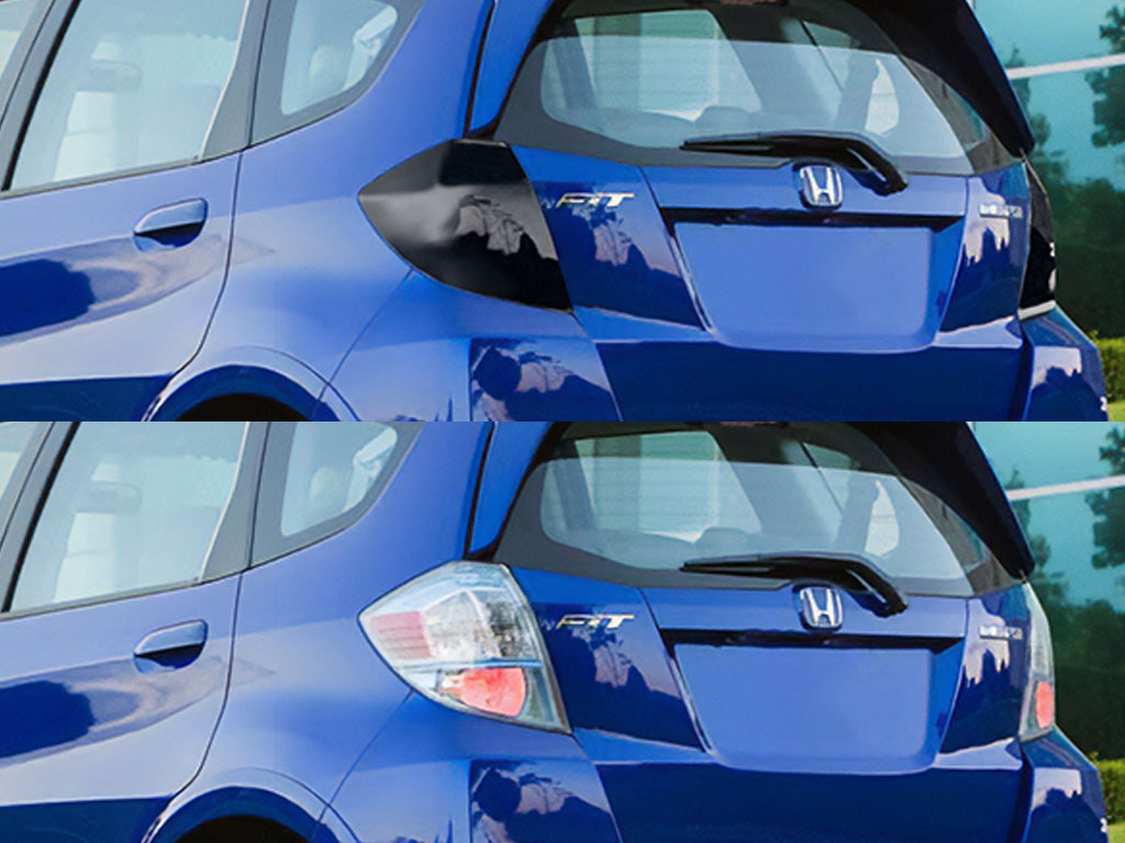 Honda Fit 2009-2013 Before and After Smoked Taillights