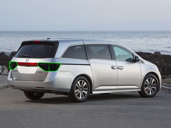 Honda Odyssey 2014-2017 Tail Light Tint Installation Points