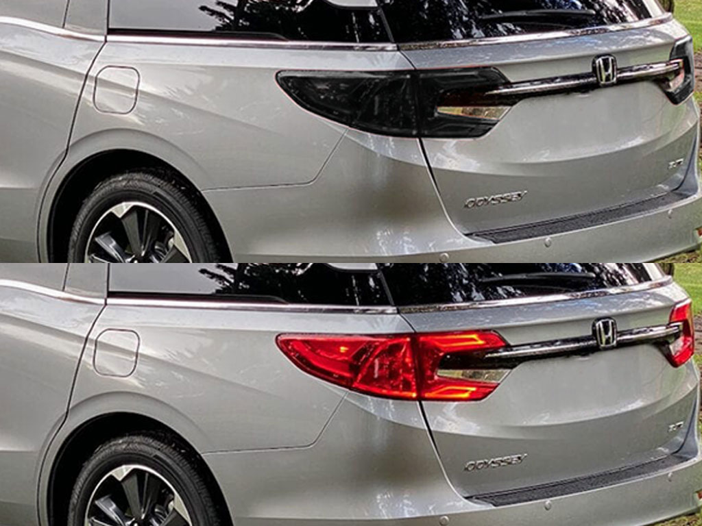 Honda Odyssey 2018-2024 Before and After Smoked Taillights