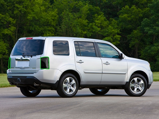 Honda Pilot 2009-2015 Tail Light Tint Installation Points