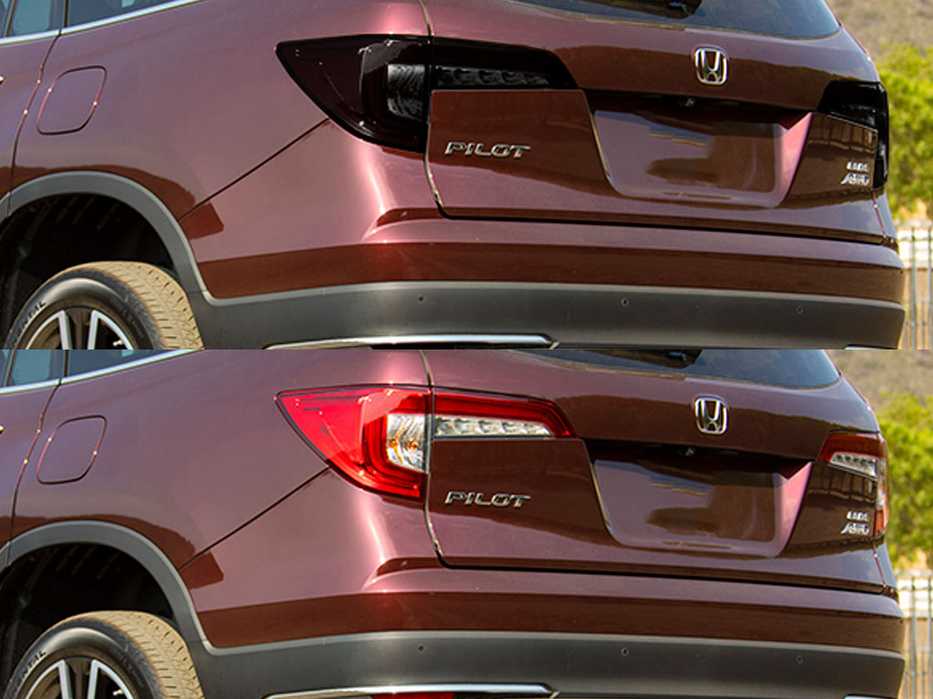 Honda Pilot 2019-2022 Before and After Smoked Taillights