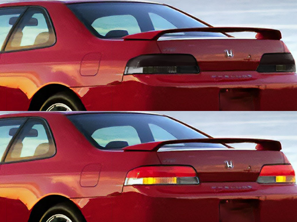 Honda Prelude 1997-2001 Before and After Smoked Taillights