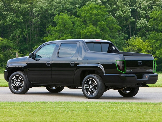 Honda Ridgeline 2006-2014 Tail Light Tint Installation Points