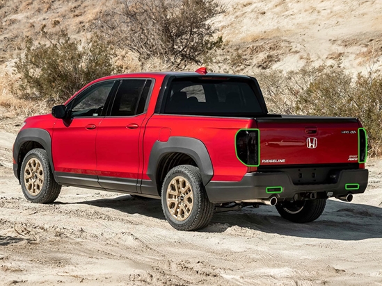 Honda Ridgeline 2021-2023 Tail Light Tint Installation Points