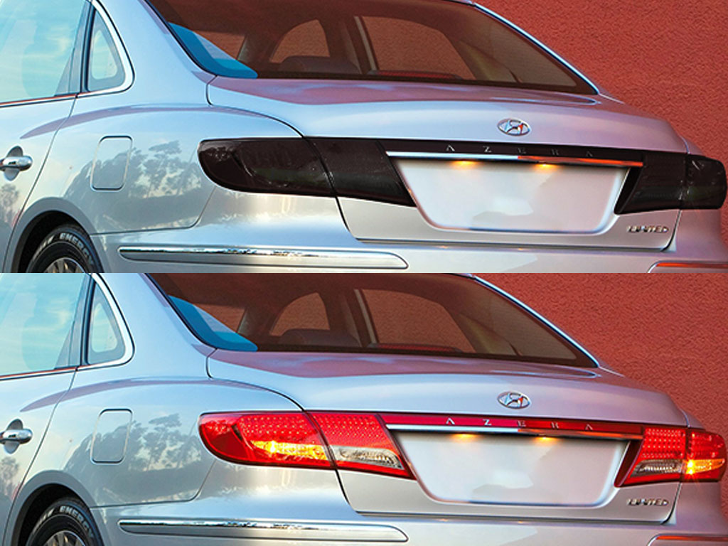 Hyundai Azera 2006-2011 Before and After Smoked Taillights